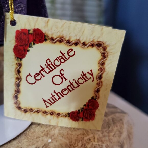 Rare Vintage Dan-Dee Int'l Ltd. Halloween Fine Bisque Porcelain Witch Doll - Picture 13 of 14